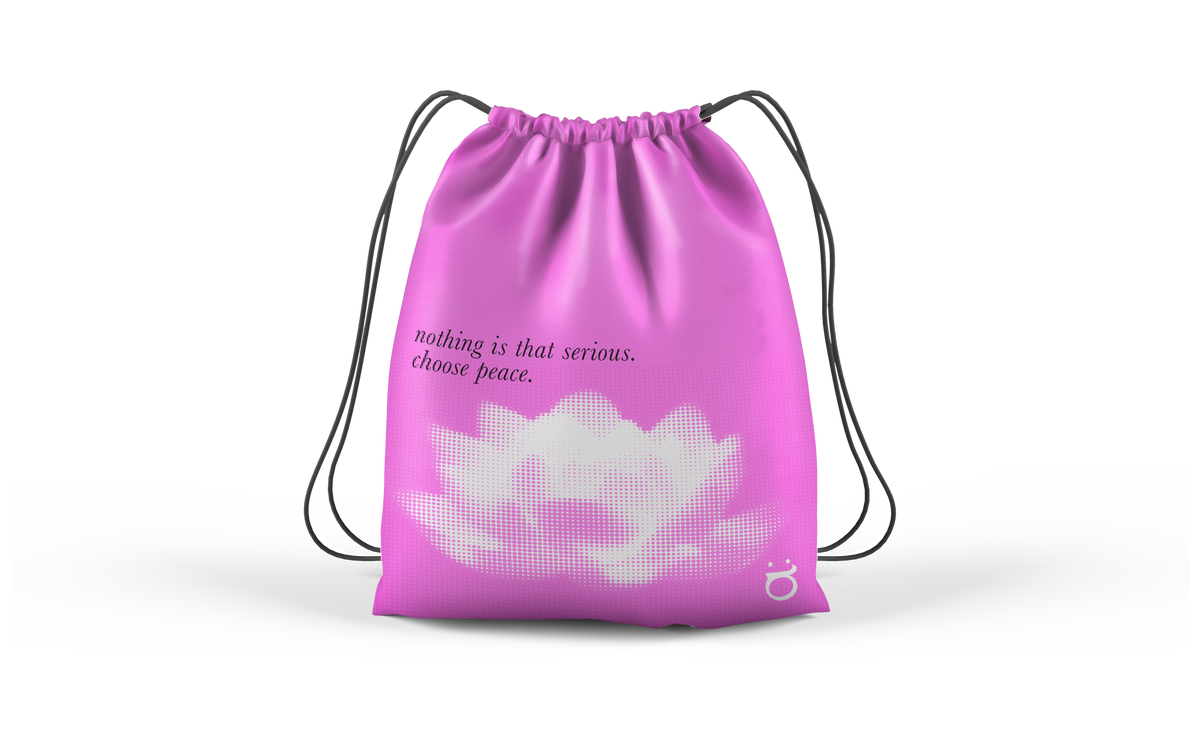 CHOOSE PEACE — DRAWSTRING BAG