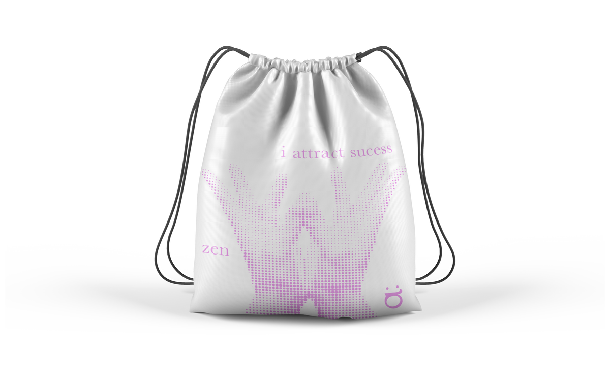 I ATTRACT SUCCESS — Drawstring Bag