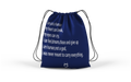 I'M JUST A HUMAN — DRAWSTRING BAG