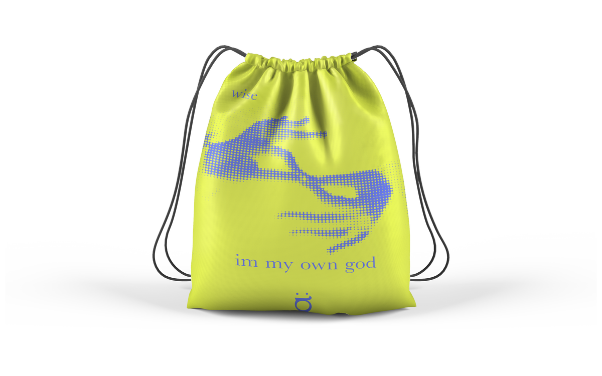 I'M MY OWN GOD — DRAWSTRING BAG